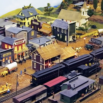 Great Canadian Railway exhibit at Miniature World, Victoria, BC