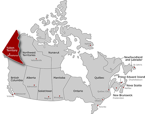 Canada Map - Yukon