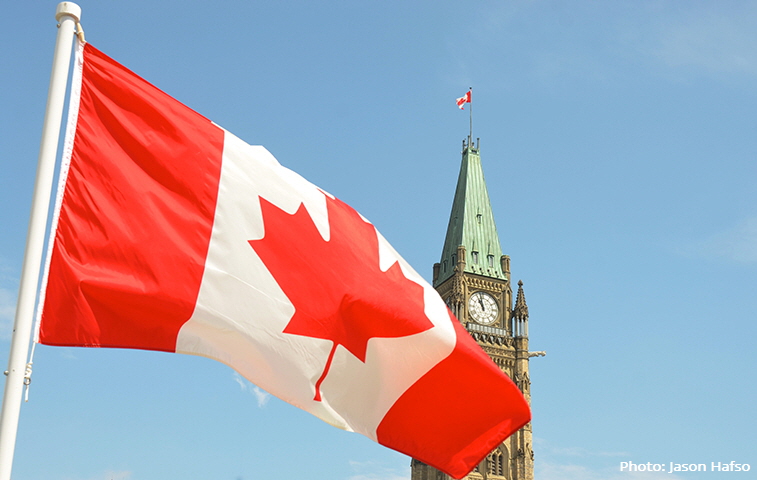 Flag of Canada  |  Photo: Jason Hafso