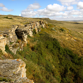 Head-Smashed-In Buffalo Jump, photo: Matthias Süßen, Wikimedia Commons