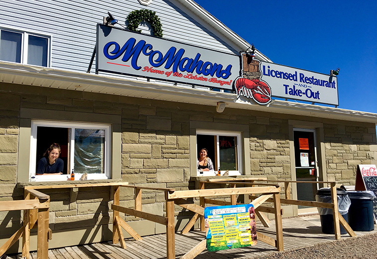 McMahon's Restaurant in Wallace, NS