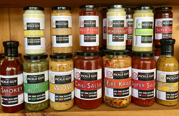 The Pickle Guy sauces and preserves are available at Eugenia Falls Emporium in Flesherton, ON