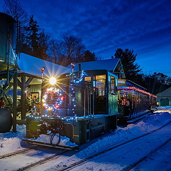 Portage Flyer Christmas Train to Santa, Huntsville, Ontario